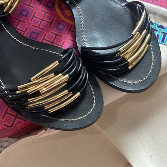 Tory Burch Mignon Rings Flat Sandals - Picture 3 of 8